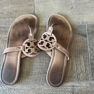 Tory Burch sandals.
